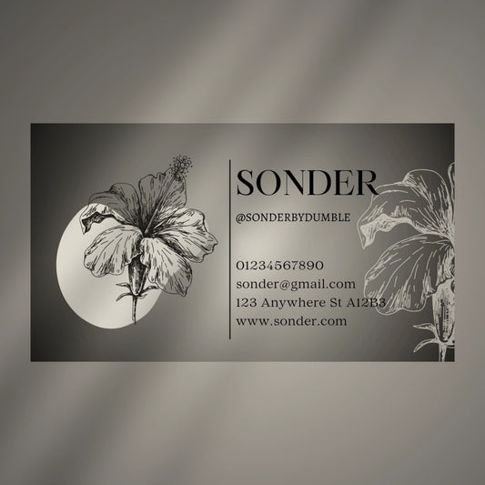 Digital Business Card Template (Printable & Editable)