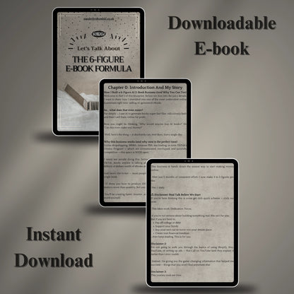 The 6-Figure E-Book Formula
