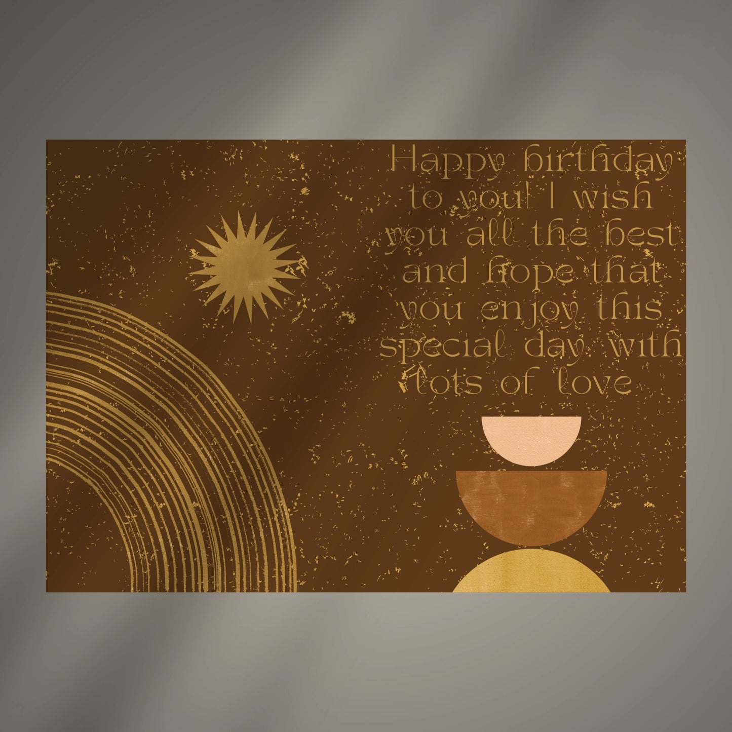 Digital Happy Birthday Card (Printable & Editable)