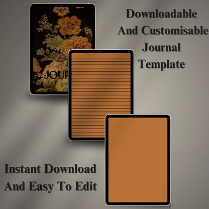 Digital Journal Template (Printable & Editable)