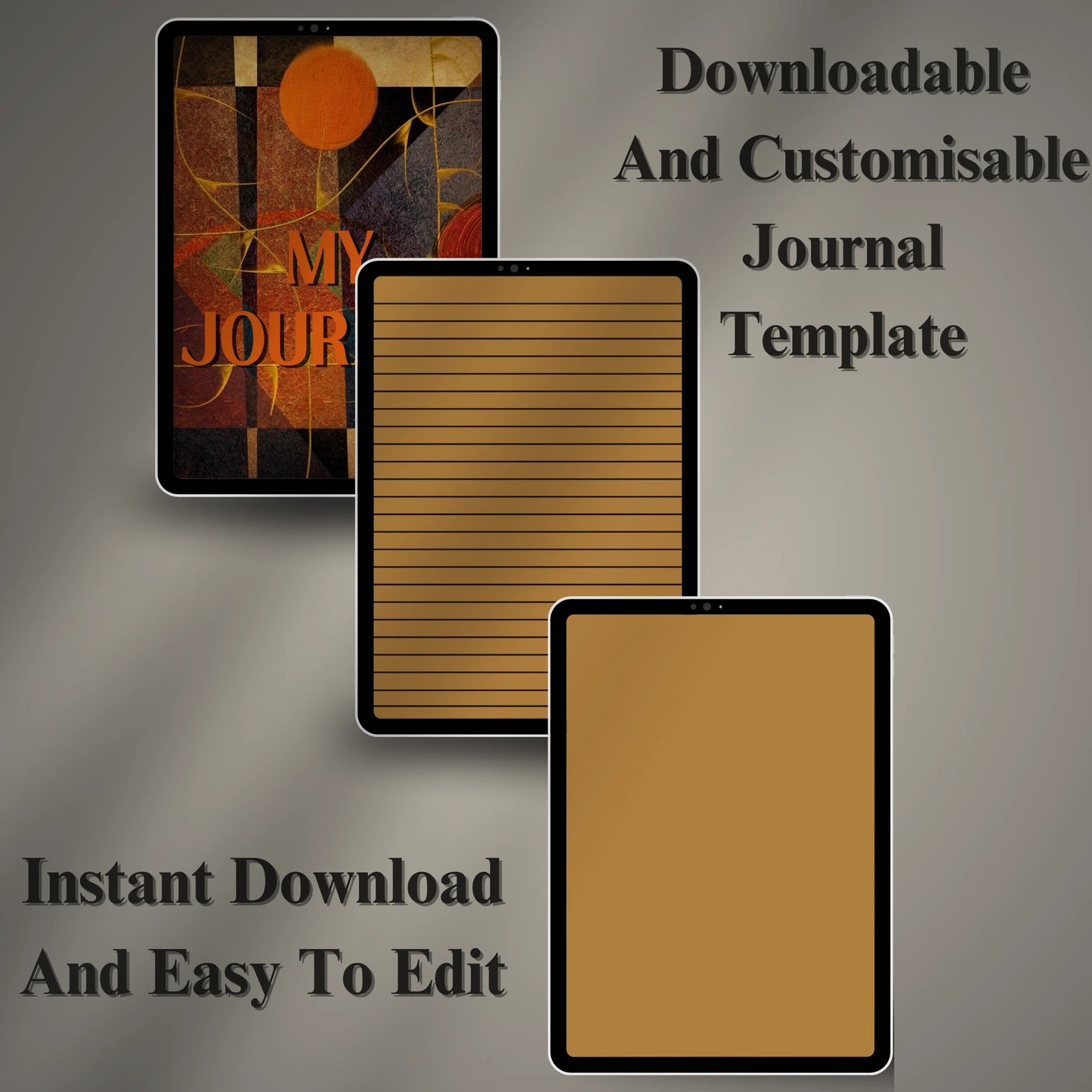 Digital Journal Template (Printable & Editable)