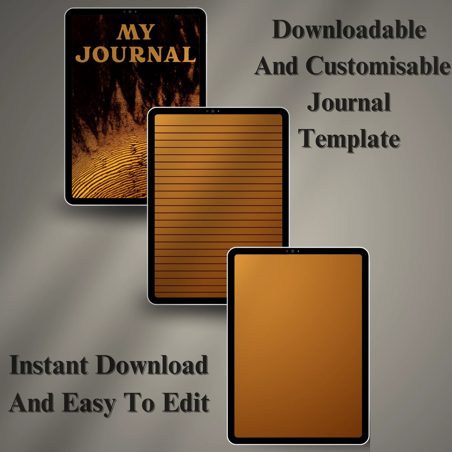 Digital Journal Template (Printable & Editable)