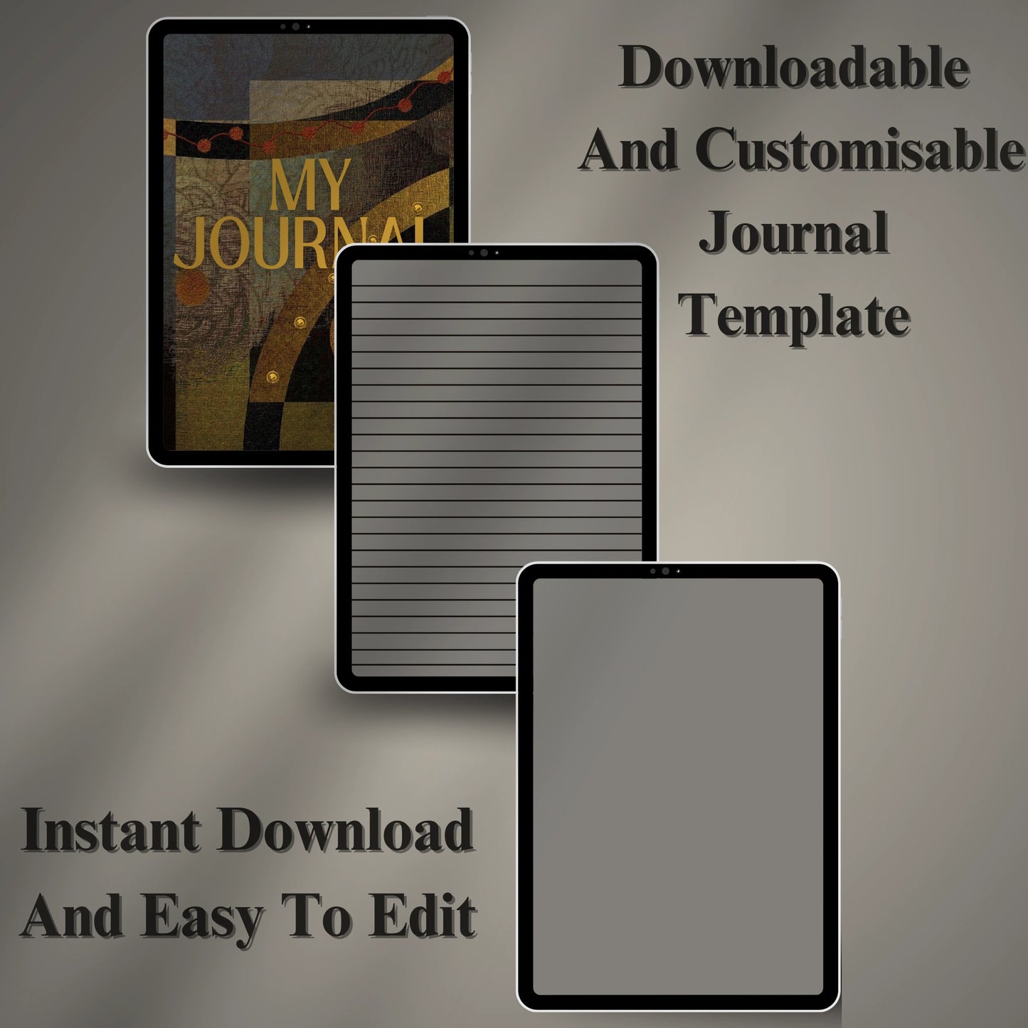 Digital Journal Template (Printable & Editable)