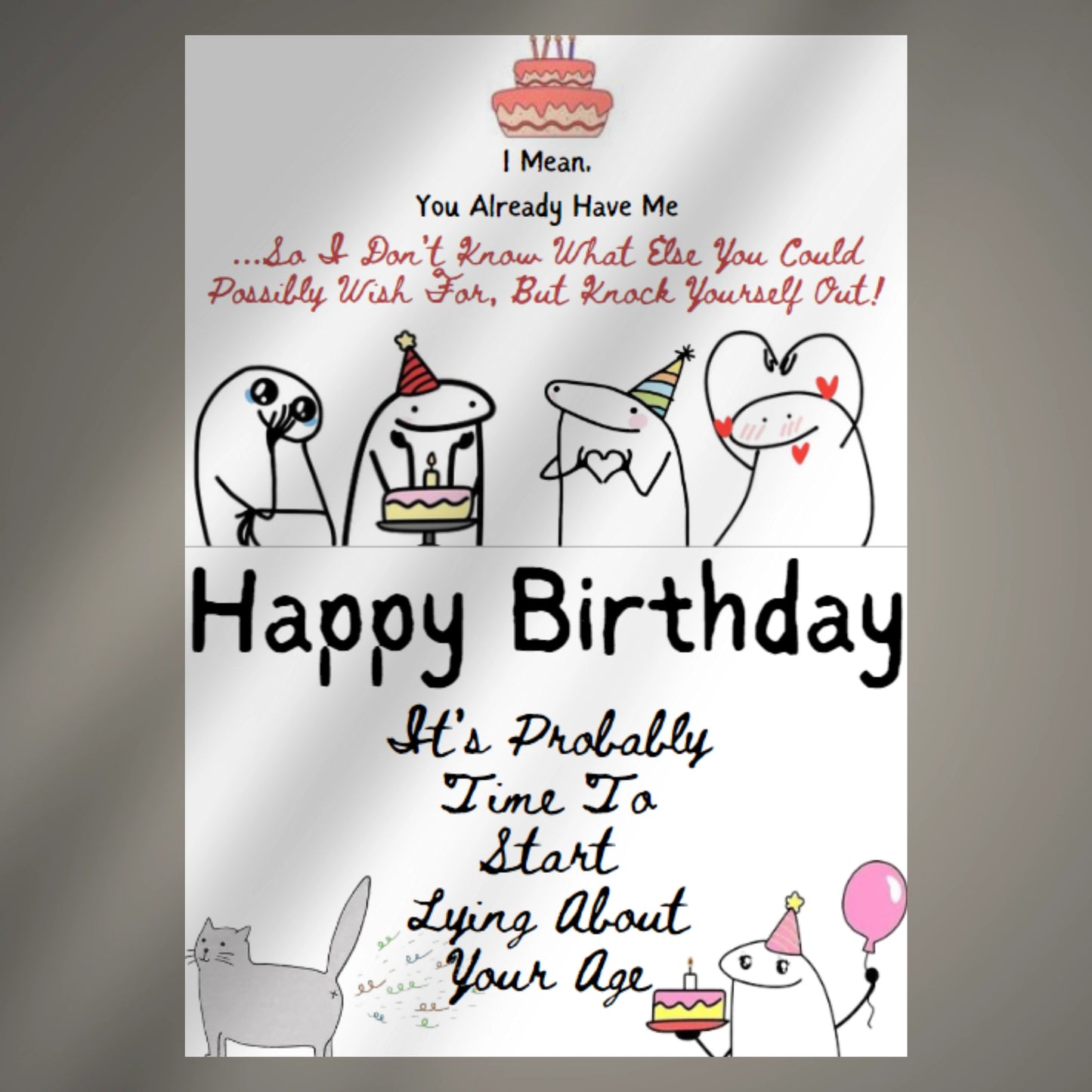 Digital Happy Birthday Card (Printable & Editable)