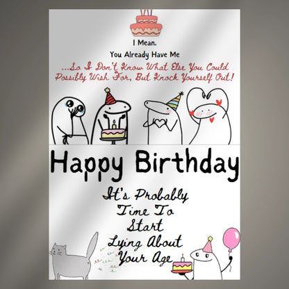 Digital Happy Birthday Card (Printable & Editable)