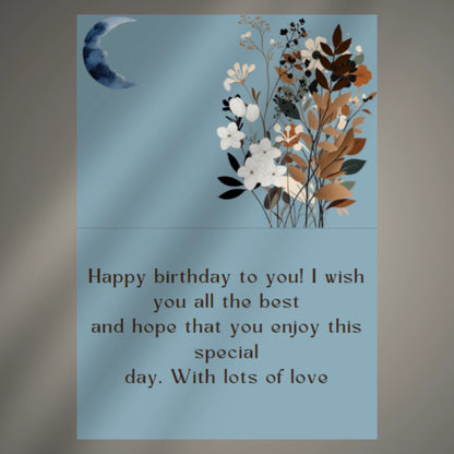 Digital Happy Birthday Card (Printable & Editable)