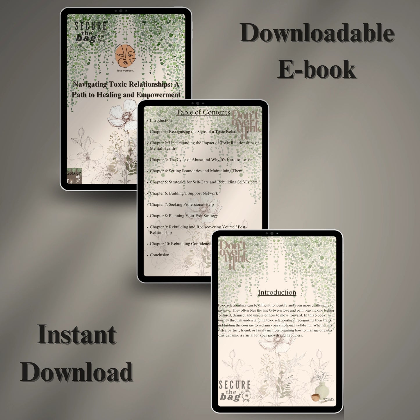 Navigating Toxic Relationships: A Path to Healing and Empowerment (E-book)